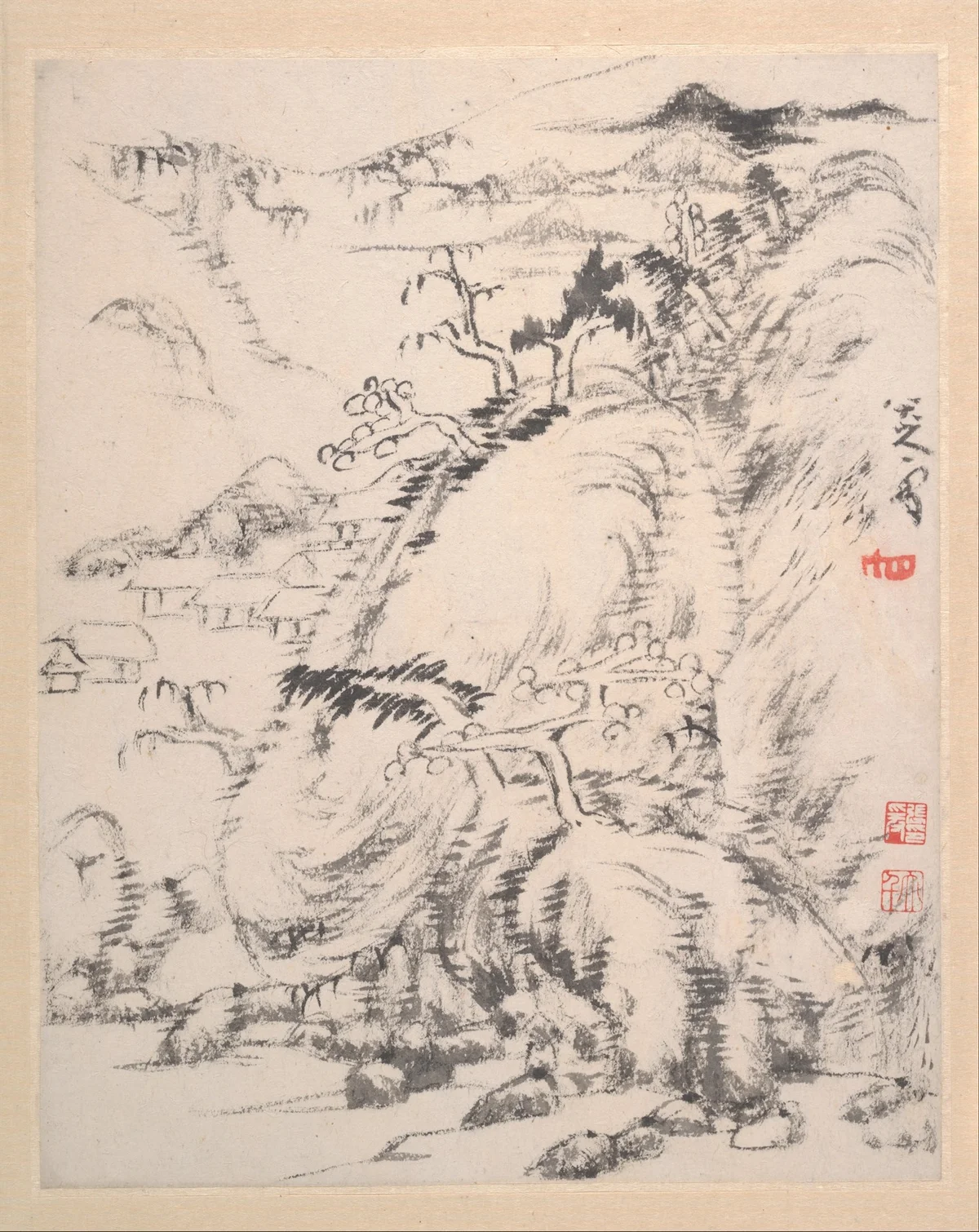 山水册页