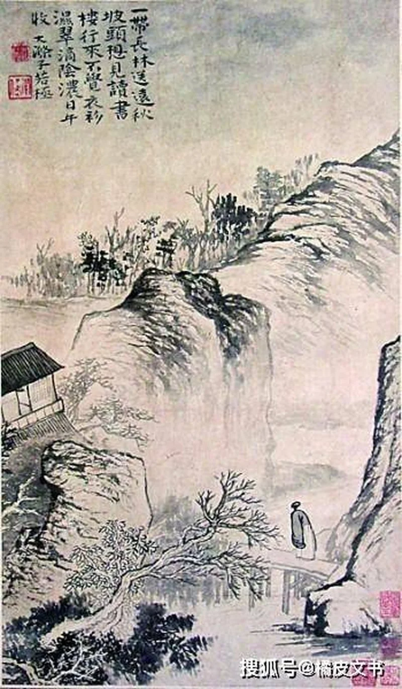夏日山居图