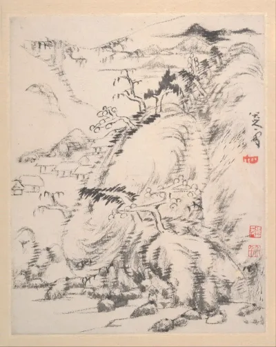 山水册页