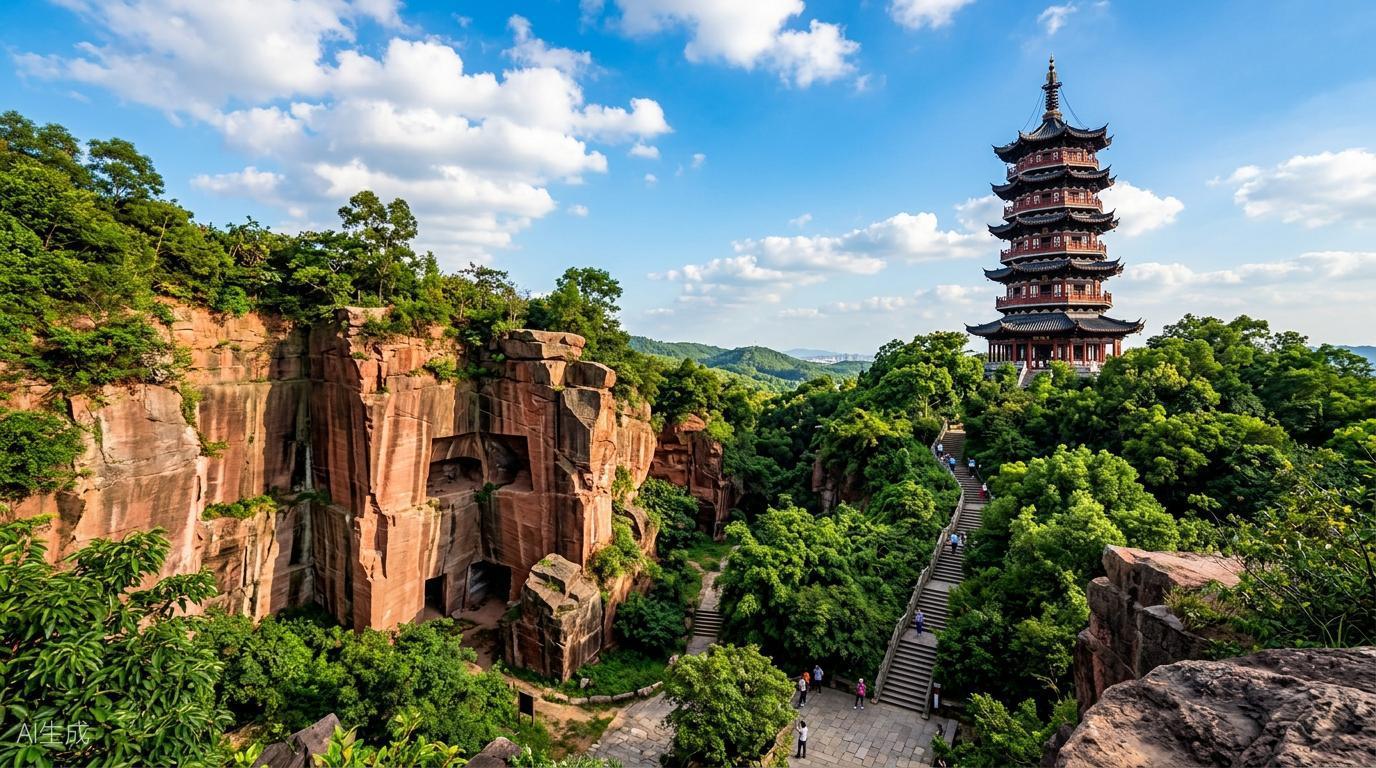 莲花山古采石场 - 图片3